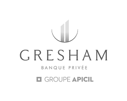 Gresham banque logo gris